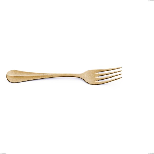 Forchetta da servizio Royal Retr� PVD Gold, Acciaio 18/10 antico, spessore 2.5 mm, lunghezza 233 mm, pvd oro