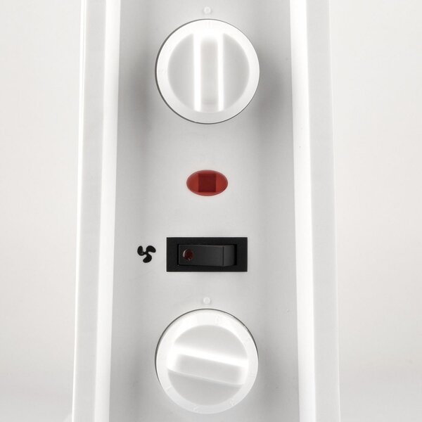 G3 Ferrari Termoconvettore Ventilato Stufa elettrica per Riscaldamento Potenza 2000 Watt colore Bianco - G60020 Tepor