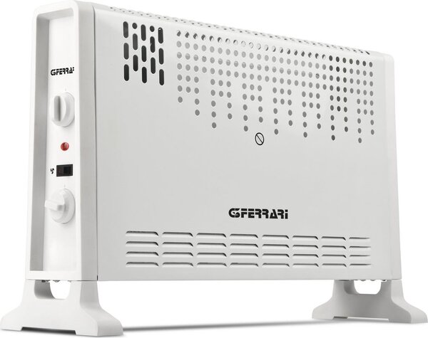 G3 Ferrari Termoconvettore Ventilato Stufa elettrica per Riscaldamento Potenza 2000 Watt colore Bianco - G60020 Tepor