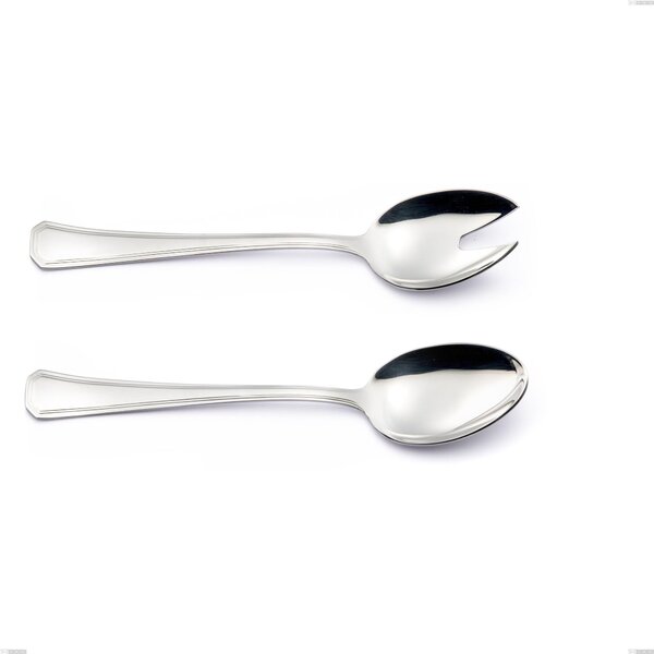 Coppia insalata Savoia, Acciaio inox 18.10 (AISI304), spessore 2.5 mm, Lunghezza 225 mm