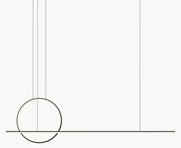 Lampada a sospensione a LED con luce regolabile, cambio colore e telecomando Halo