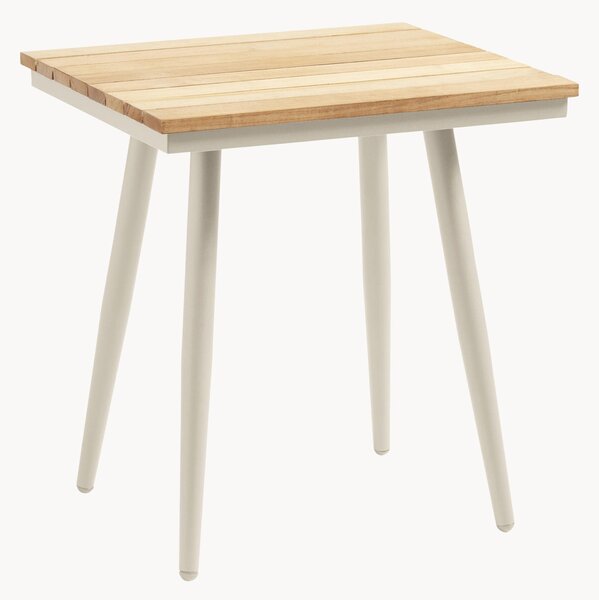 Tavolino da giardino con piano in legno di teak Rio
