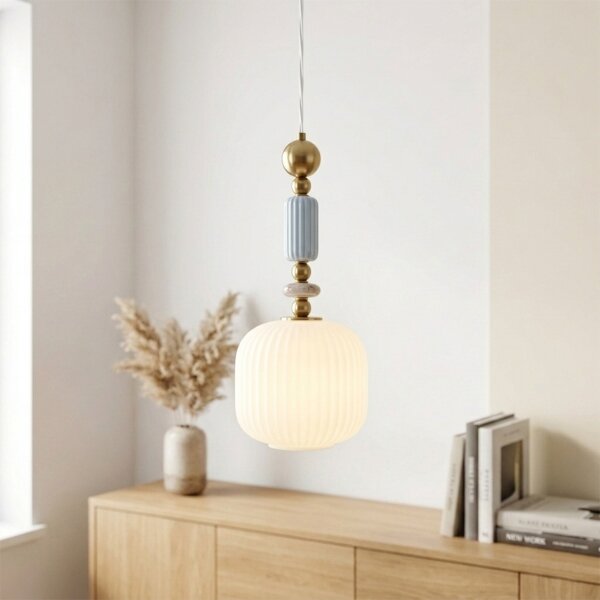 Lampadario a sospensione su cavo ROYAL 1xE27/15W/230V oro/bianco