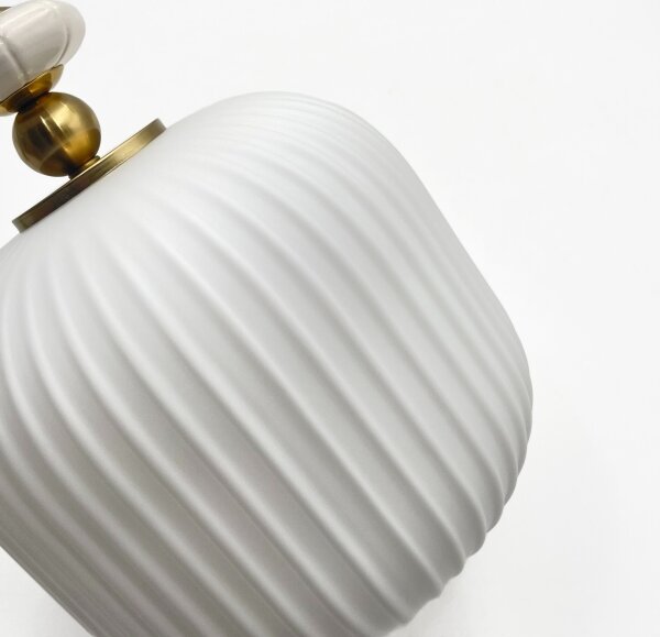 Lampadario a sospensione su cavo ROYAL 1xE27/15W/230V oro/bianco