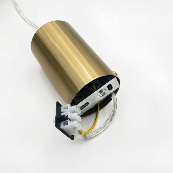 Lampadario a sospensione su cavo ROYAL 1xE27/15W/230V oro/bianco