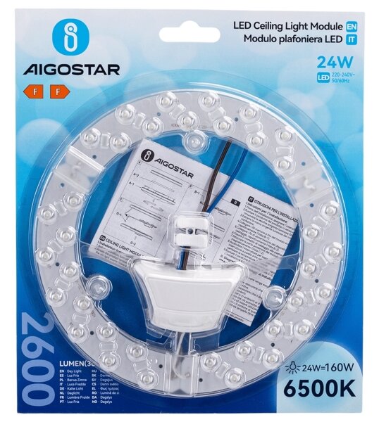 Aigostar - Modulo magnetico LED/24W/230V 6500K