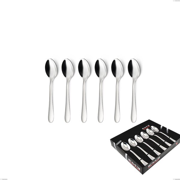 Confezione vetrina 6 pezzi caff� Segno, Acciaio inox 18/10 (AISI304), spessore 1.8 mm