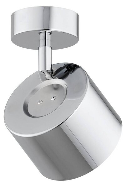 Faretto da soffitto Chloe, orientabile, 1 luce, acciaio cromato Chloe Argon, dimmerabile, Cromo / Argento, Soggiorno / Sala da pranzo, Metallo, Moderno, Faretto
