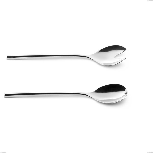 Coppia insalata Vanity, Acciaio inox 18/10 (AISI304), forgiate, spessore 8 mm Lunghezza 243 mm