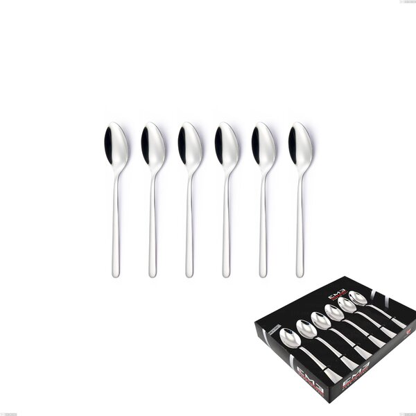 Confezione vetrina 6 pezzi caff� Venice, 152 mm Acciaio inox 18/10 (AISI304), spessore 4.00 mm