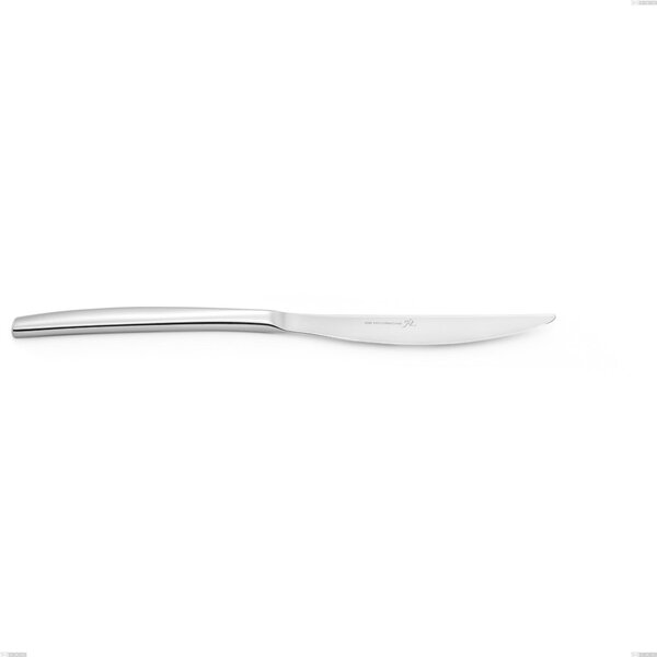 Coltello da tavola VANITY in acciaio 18.10 AISI430 , spessore 8 mm , Lunghezza 246 mm manico in acciaio lucido lavabili in lavastoviglie