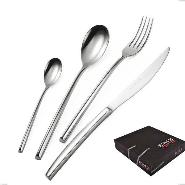 Set di posate 75 pezzi Vanity in confezione regalo, Acciaio inox 18/10 (AISI304), forgiate, spessore Forgiate