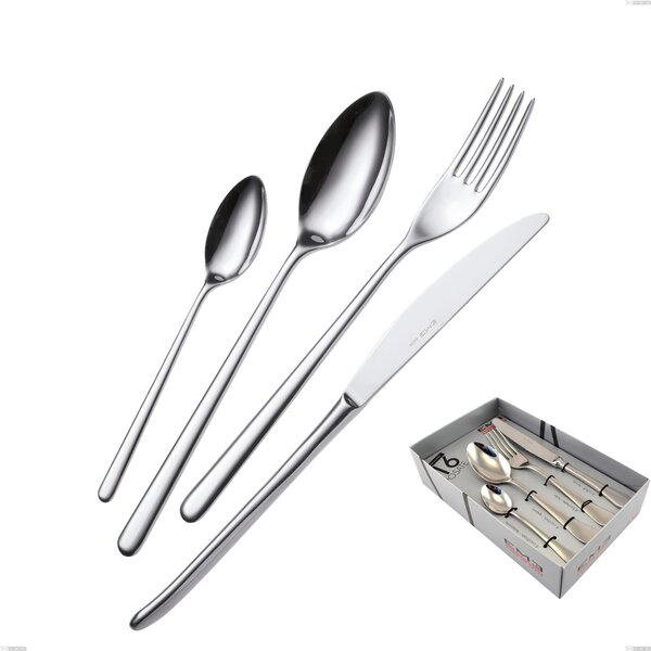 Confezione vetrina 16 pezzi Venice, Acciaio inox 18/10 (AISI304), spessore 4.00 mm