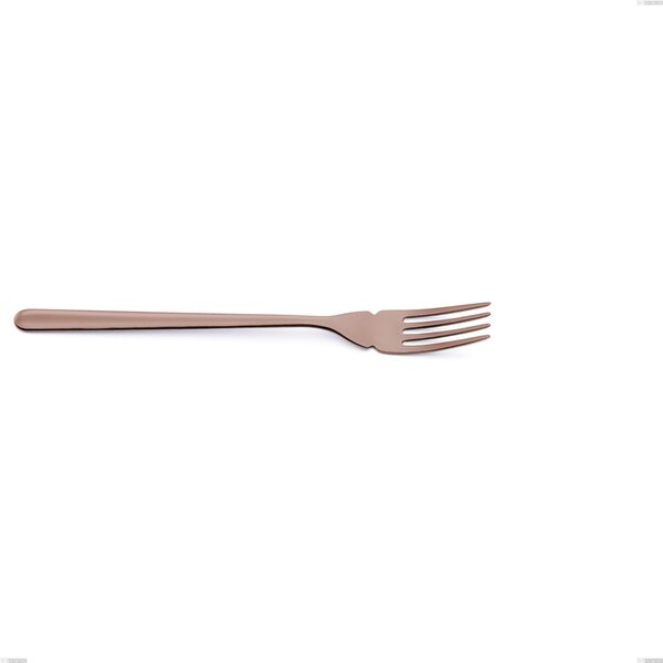 Forchetta pesce Venice Copper Bronze, Acciaio Inox 18-10 trattamento pvd bronzo, spessore 4 mm, lunghezza 200 mm