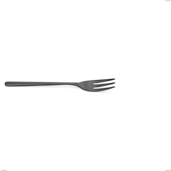 Forchetta dolce Venice Gun Metal, Acciaio Inox 18-10 trattamento pvd canna di fucile, spessore 4 mm, lunghezza 171 mm