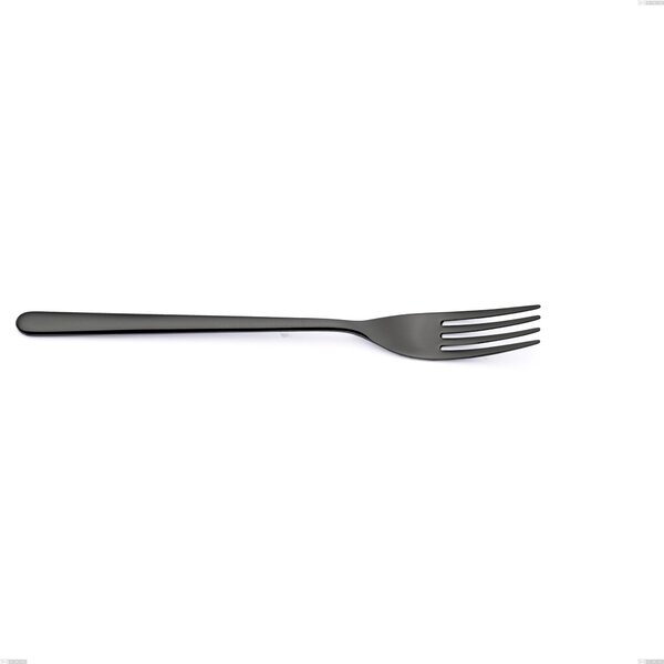 Forchetta da Tavola VENICE Gun Metal in acciaio inox 18/10 AISI304 spessore 4.0 mm lunghezza 232 mm