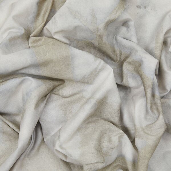 Copripiumino Con Federe In Percalle Shibori Singolo - 155X255 + 1 Federa 50X80 Emporium Geometrico Sabbia Caleffi