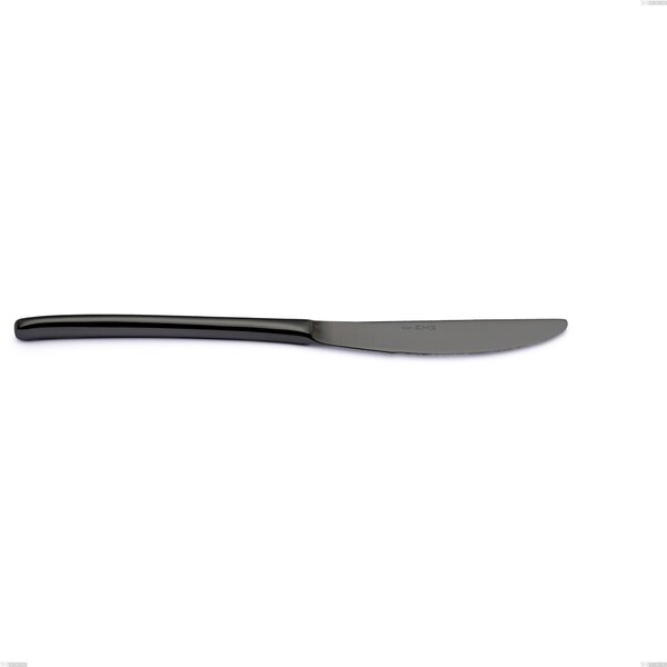 Coltello tavola Venice Gun Metal, Acciaio Inox 18-10 trattamento pvd canna di fucile, spessore 4 mm, lunghezza 250 mm
