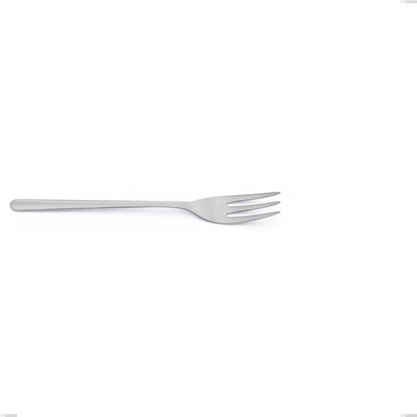 Forchetta dolce venice sabbiato, Acciaio inox Aisi 304 Posate sabbiate, spessore 4 mm, lunghezza 171 mm
