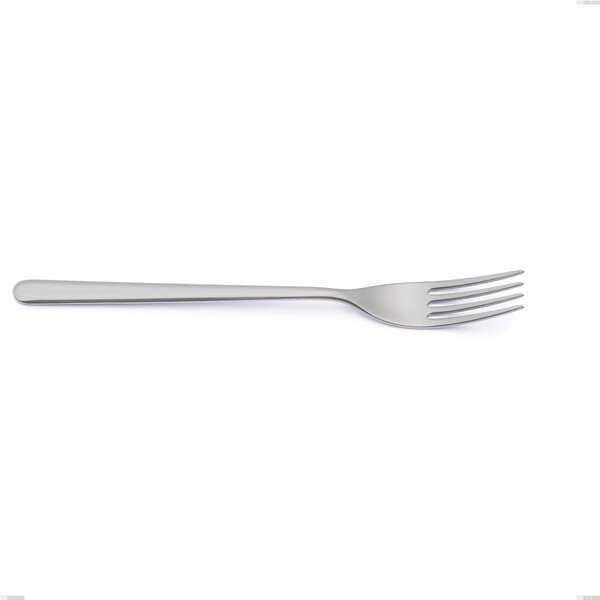 Forchetta da servizio venice sabbiato, Acciaio inox Aisi 304 Posate sabbiate, spessore 4 mm, lunghezza 262 mm