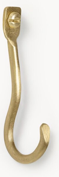 Ganci da parete fatti a mano in ottone Curvature 3 pz