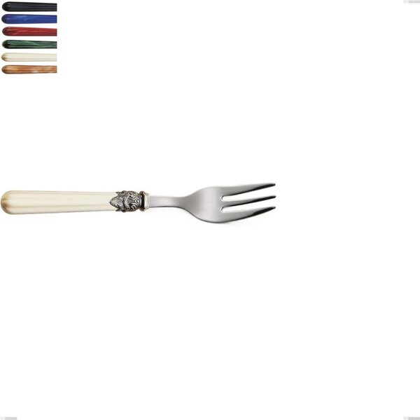 Forchetta dolce versailles, Acciaio 18/10 AISI 304 Lucido manicatura acrilico , lunghezza 153 mm