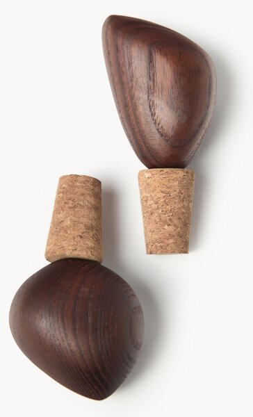 Set di 2 tappi per vino in legno di frassino Cairn