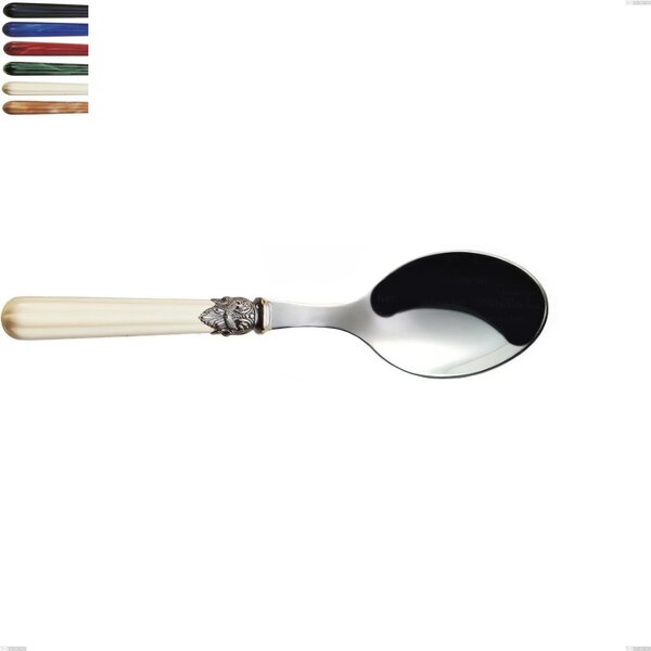 Cucchiaio tavola versailles, Acciaio 18/10 AISI 304 Lucido manicatura acrilico , lunghezza 205 mm