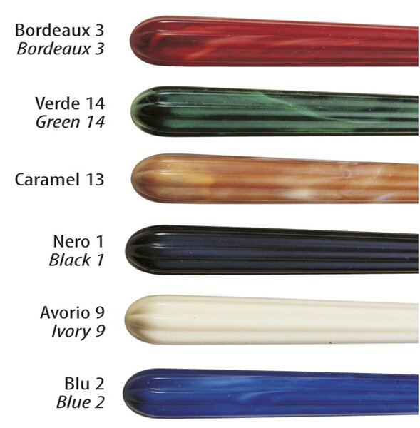 Servizio Posate Colorate Set 36 pezzi VERSAILLES in acciaio 18/10 manico effetto marmorizzato in Astuccio Regalo