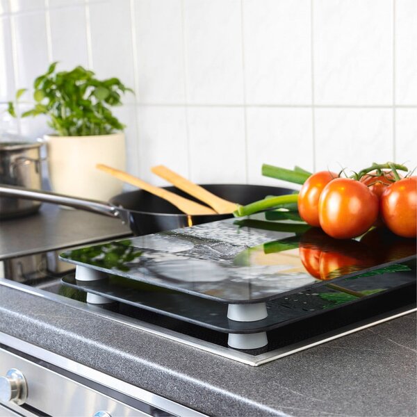 Set di 2 cappe da cucina in vetro con, 52 x 30 cm Mojito - Wenko