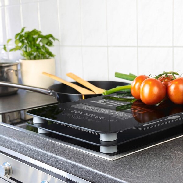 Set di 2 copri stufe in vetro, 52 x 30 cm Bon Appetit - Wenko
