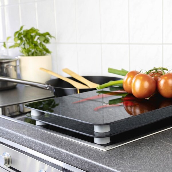 Set di 2 copri stufe in vetro, 52 x 30 cm Cayenne - Wenko