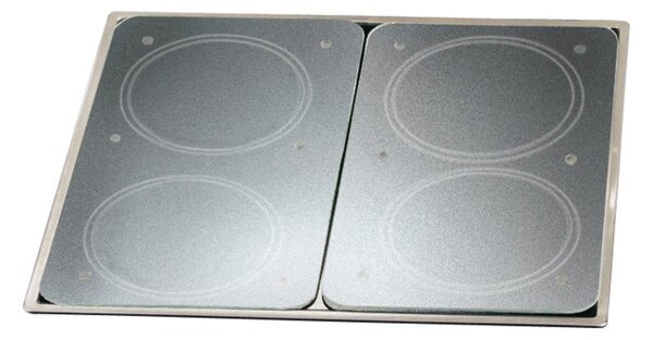 Set di 2 coperchi in vetro per stufa Trasparente Universal - Wenko