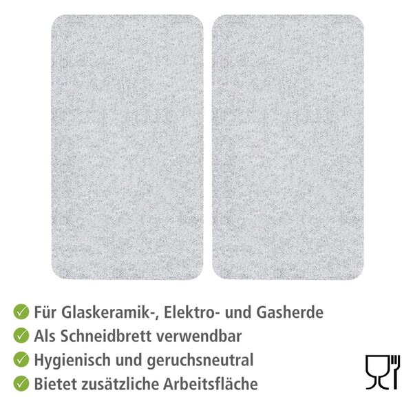 Set di 2 coperchi in vetro per stufa Trasparente Universal - Wenko