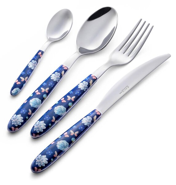 Confezione a libro 1 pezzo pala lasagne vero garden, acciaio 18.0 nickel free, manicatura pbt sublimato acciaio lucido