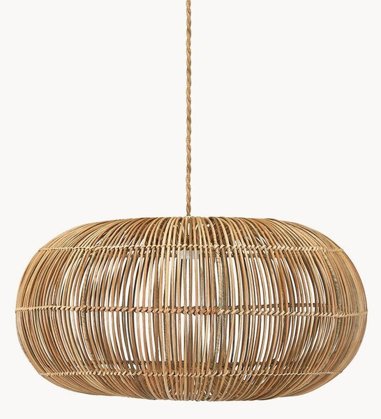 Lampada a sospensione in rattan fatta a mano Zuri