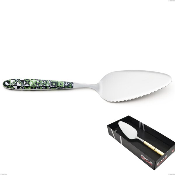 Confezione vetrina 1 pezzo pala torta vero icon, acciaio 18.0 nickel free, manicatura pbt sublimato acciaio lucido