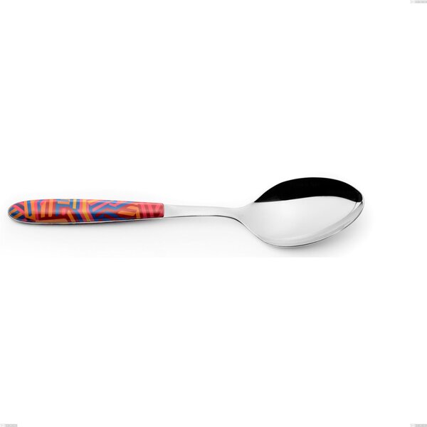 Cucchiaio da servizio vero linear, acciaio 18.0 nickel free, manicatura pbt sublimato acciaio lucido, lunghezza 250 mm