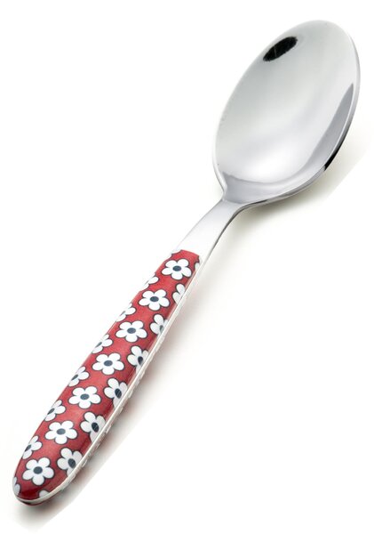 Cucchiaio da tavola colorato 1 pezzi VERO MARGARITA Rosso 11 18/C