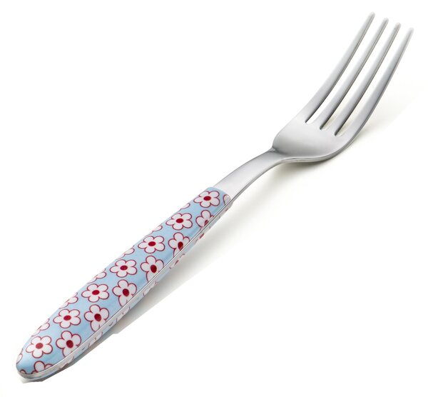 Forchetta da tavola colorato 1 pezzo VERO MARGARITA Azzurro 63 18/C