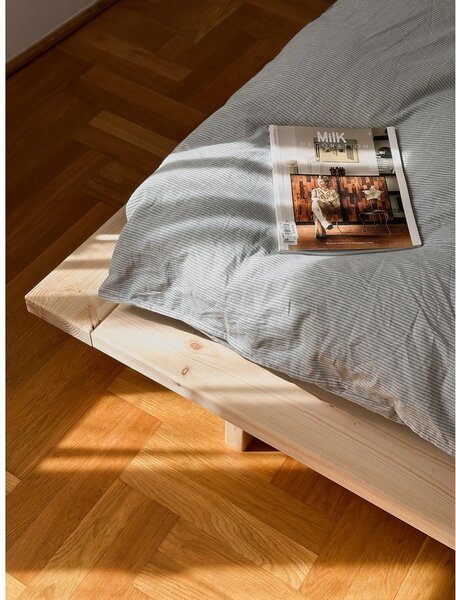 Letto matrimoniale in legno di pino con griglia 180x200 cm Japan - Karup Design