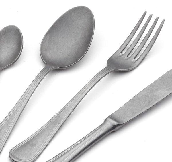 Cucchiaino da caff� IMPERO Retr� in acciaio inox 18/10 lucidatura opaca 2,5 mm di spessore, Lunghezza 142 mm