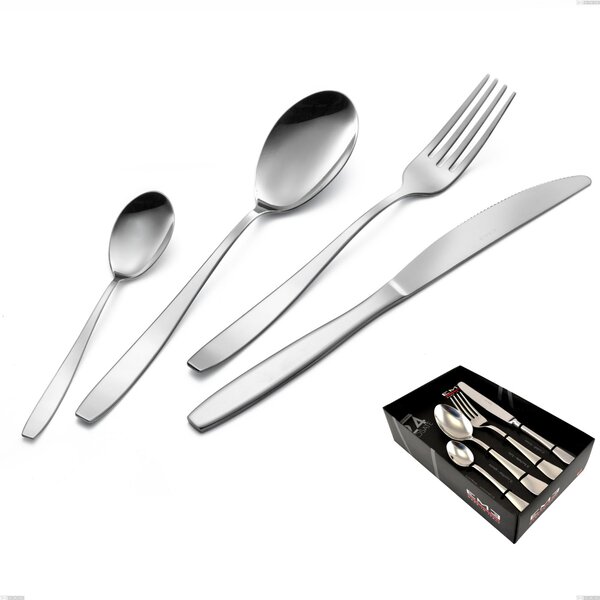 Confezione vetrina 24 pezzi coltello economico Wind, Acciaio 18/0 Acciaio 18/0 Nichel Free, spessore 2 mm mm
