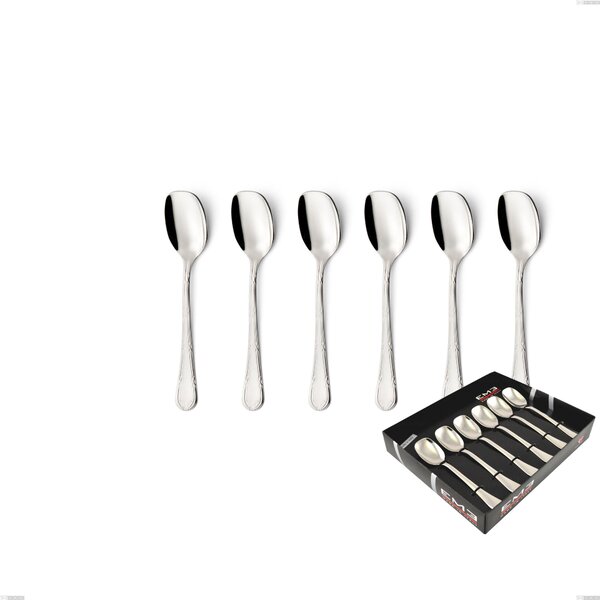 Confezione vetrina 6 pezzi gelato Luigi XVI, Acciaio Inox 18.10 (AISI304), spessore 3.00 mm