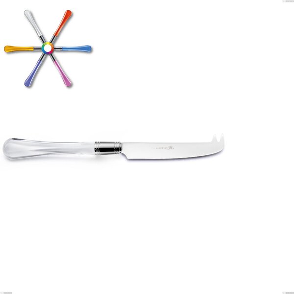 Coltello formaggio Zaffiro, (acciaio 18.10 aisi304), manico in metacrilato