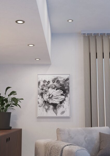Eglo 901434 - Set 3x LED RGBW FUEVA-Z, faretti da incasso/soffitto, LED/2,8W/230V, 8,8cm, IP44, cromato