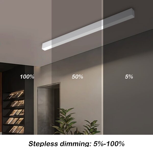 Brilagi - plafoniera LED dimmerabile SLEEKLINE LED/40W/230V Wi-Fi Tuya bianca + telecomando