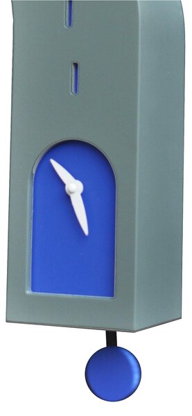 Orologio con Cuc� a pendolo Stortolo 15x10xh57 cm cassa Laccata, cono in faggio massello tornito