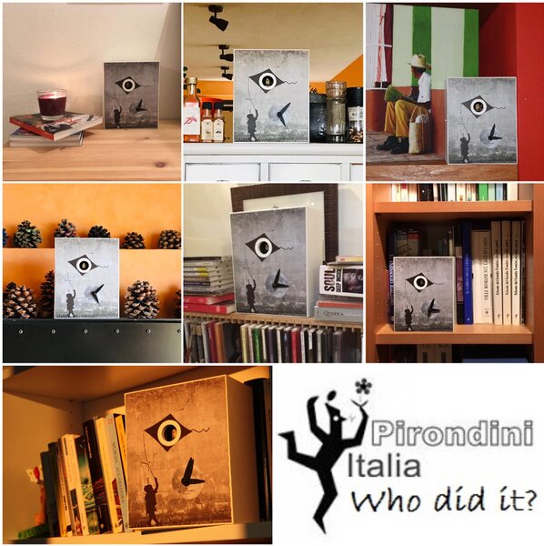 Orologio da Parete, D'Apres Banksy 16,5x10xh20 cm cassa in MDF laccato colore nero design Ezio Pescatori