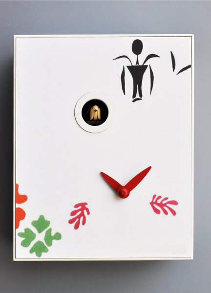 Orologio da Parete, D'Apres MATISSE 16,5x10xh20 cm cassa in MDF laccato colore bianco